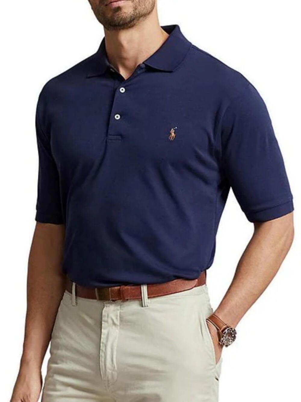 Ralph Lauren Polo Shirt in Royal Blue with Embroidered Pony